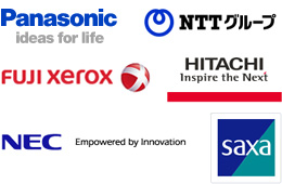 ビジネスフォン取扱メーカーロゴ