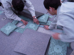 工事風景（配線）